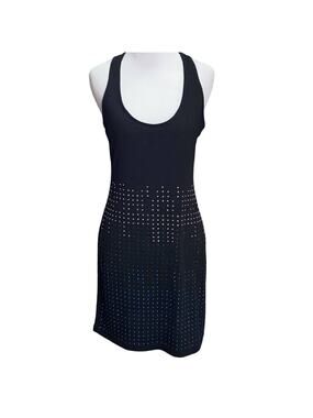 L8teR Rhinestone Jewel Racerback Dress Medium